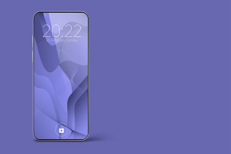 Smartphone Is Placed Vertically Pattern