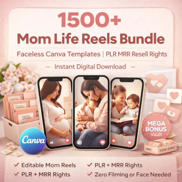 1500+ Mom Life Reels Bundle